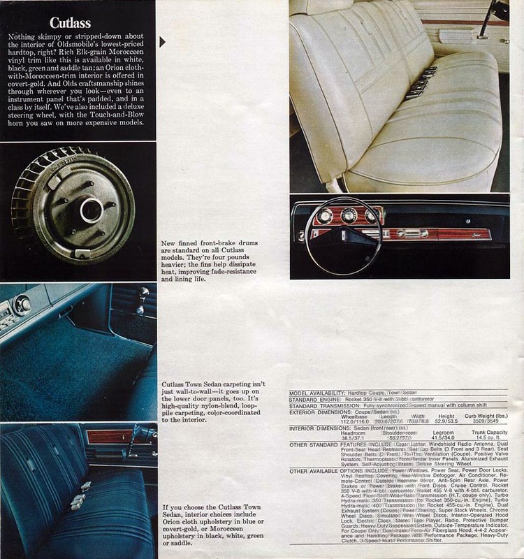 1972 Oldsmobile Full-Line Brochure Page 3